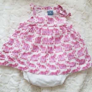 Baby Gap Elephant Print Dress
